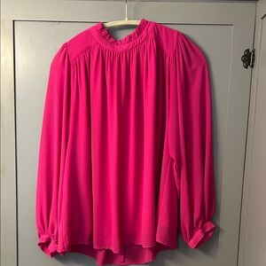 JODIFL Vibrant Pink Women's Blouse